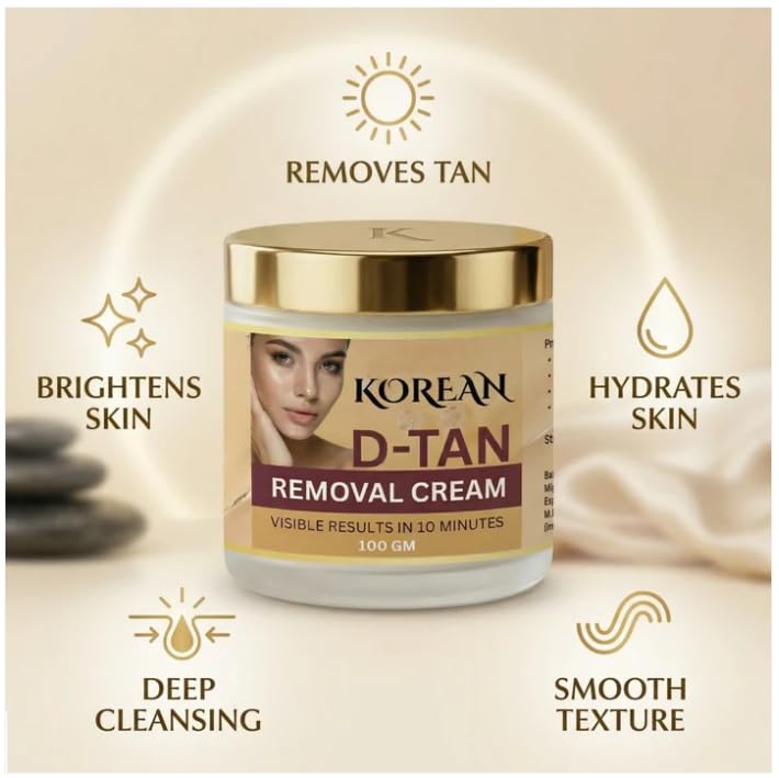 Korean D-Tan Removal Cream 100g (Pack Of 2)