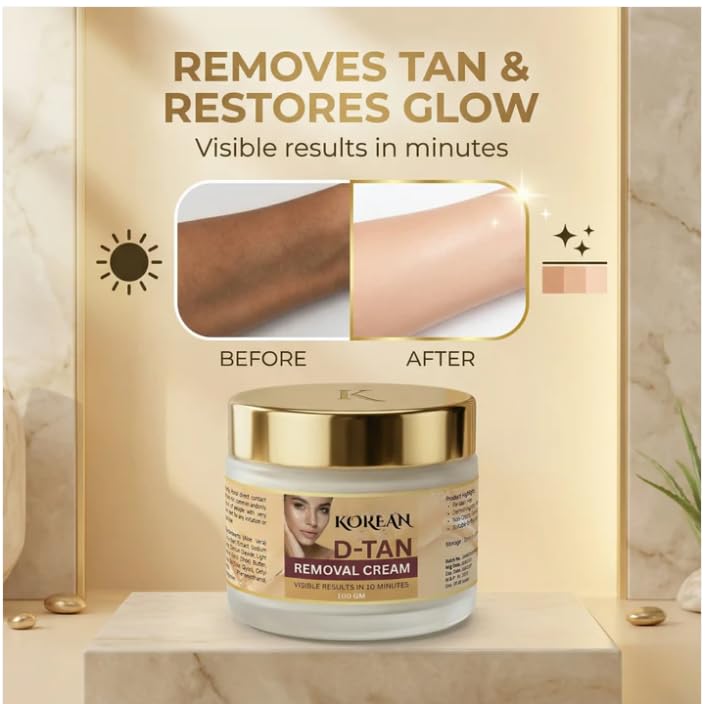 Korean D-Tan Removal Cream 100g (Pack Of 2)