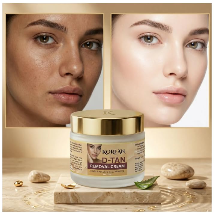 Korean D-Tan Removal Cream 100g (Pack Of 2)